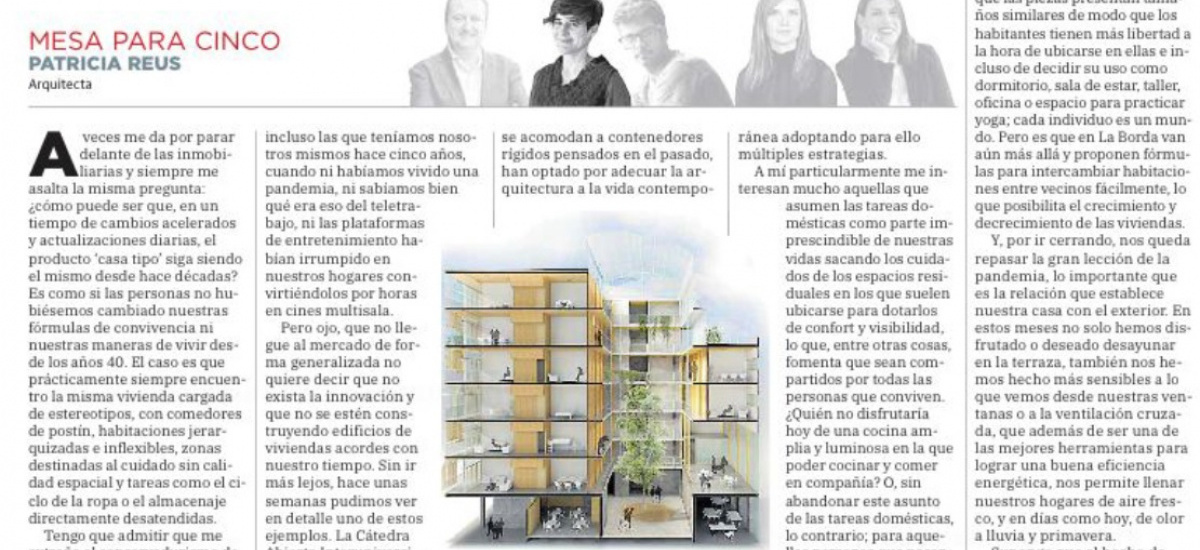 La profesora Patricia Reus, finalista en la Bienal Española de Arquitectura y Urbanismo